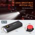 1600 Lumens Bike Lights Front and Rear Set, USB Rechargeable Bicycle Headlight, Super Bright Bike Front Lights with 5x LED
