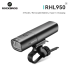 ROCKBROS RHL950 Bike Headlight 3000mAh USB Rechargeable bicycle Light 