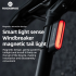 ROCKBROS Magnetic Bike Tail Light Type-C 7 modes Rechargeable LED Bicycle Rear Light for Safety Cycling Light for Road & Mountain