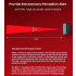 ENFITNIX RR01 Smart Radar Tail Light Bike Radar Tail Light Smart Rear Radar Taillight Brake Rechargeable USBSensing