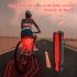 Bike Tail Light Rechargeable, Red LED Rear Bike Lights, Bicycle Laser Back Taillight Cycling Safety Warning Light, Bike Lights for Night Riding