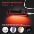 Bike Tail Light Rechargeable, Red LED Rear Bike Lights, Bicycle Laser Back Taillight Cycling Safety Warning Light, Bike Lights for Night Riding