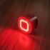 TL08 Smart Bike Tail Light Customizable LED with Brake Sensing IPX6 Waterproof USB-C Rechargeable Rear Light for Road Mountain Cycling Safety