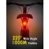 NiteBeam Bike Tail Light,USB-C Rechargeable Brake Sensing Bicycle Rear Light