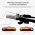 Meilan X5 Bicycle Rear Light Bike Remote Wireless Light Turn Signal LED Beam USB Chargeable Waterproof Cycling Tail Light