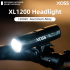 XOSS XL1200 Headlight 1200 Lm Bike Light Waterproof Rechargeable Front Lamp Bicycle Light Aluminum Ultralight Flashlight